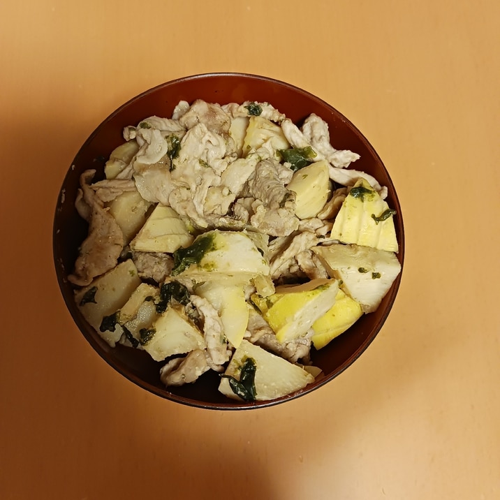 タケノコの味噌炒め
